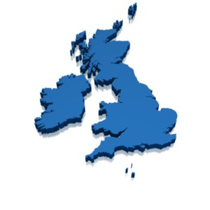 An Image of the United Kingdom including all of Ireland.