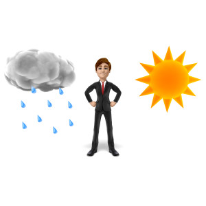 Come Rain or Shine Businessman