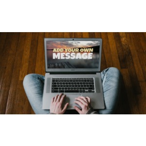 Relaxing On Laptop Custom