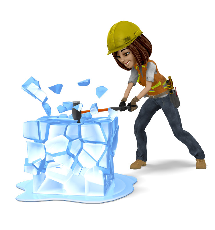 break the ice | clipart | PresenterMedia.com