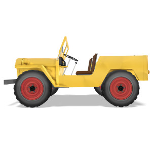 This clipart image features a side view of a small off road vehicle.  Both the color of the main body and the wheels can be changed using the customizer.  Use this image for all of your automotive, outdoor, and exploration themed presentations.