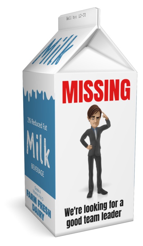 This Presentation Clipart shows a preview of Milk Carton Missing Custom