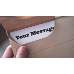 Add your own message to this letter getting torn open.