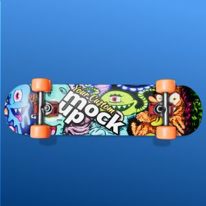 A 3D Modern Skateboard with editing tools to customize the design and make it your own.