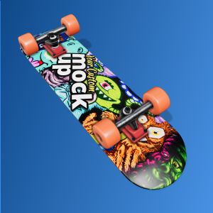 A 3D Modern Skateboard with editing tools to customize the design and make it your own.
