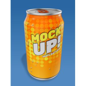 A 3D Soda Can with editing tools to customize the design and make it your own.