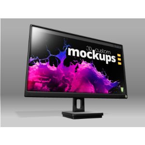 A 3D Computer Monitor with editing tools to customize the design and make it your own.