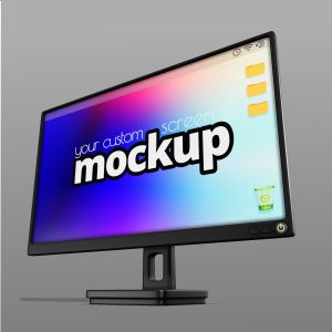 A 3D Computer Monitor with editing tools to customize the design and make it your own.