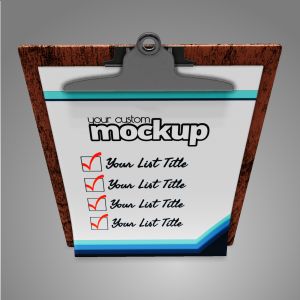 A 3D Clipboard with editing tools to customize the design and make it your own.