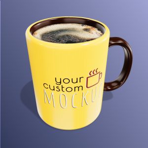 A 3D Coffee Mug with editing tools to customize the design and make it your own.