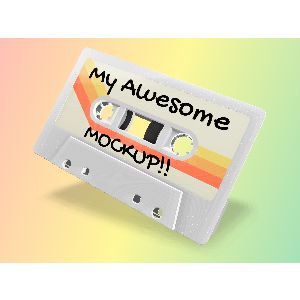 A 3D Cassette Tape with editing tools to customize the design and make it your own.