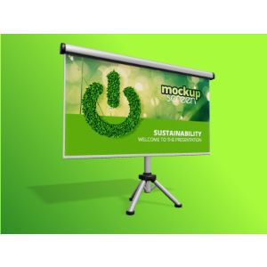A 3D projection screen clipart image with editing tools to customize the design and make it your own.