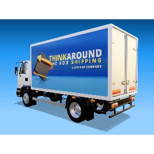 A Delivery Truck with editing tools to customize the design and make it your own.