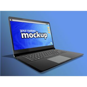 A 3D Laptop with editing tools to customize the design and make it your own.