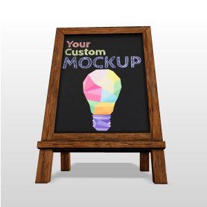 A 3D Sidewalk Sign with editing tools to customize the design and make it your own.