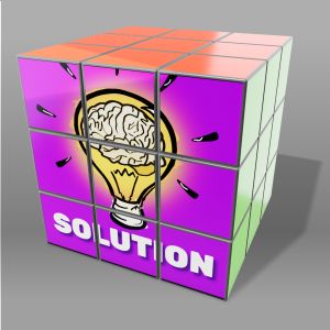 A 3D Puzzle Cube with editing tools to customize the design and make it your own.
