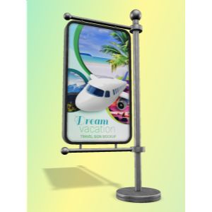A 3D Street Sign with editing tools to customize the design and make it your own.
