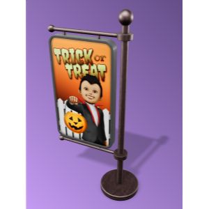 A 3D Street Sign with editing tools to customize the design and make it your own.