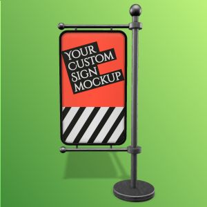 A 3D Street Sign with editing tools to customize the design and make it your own.