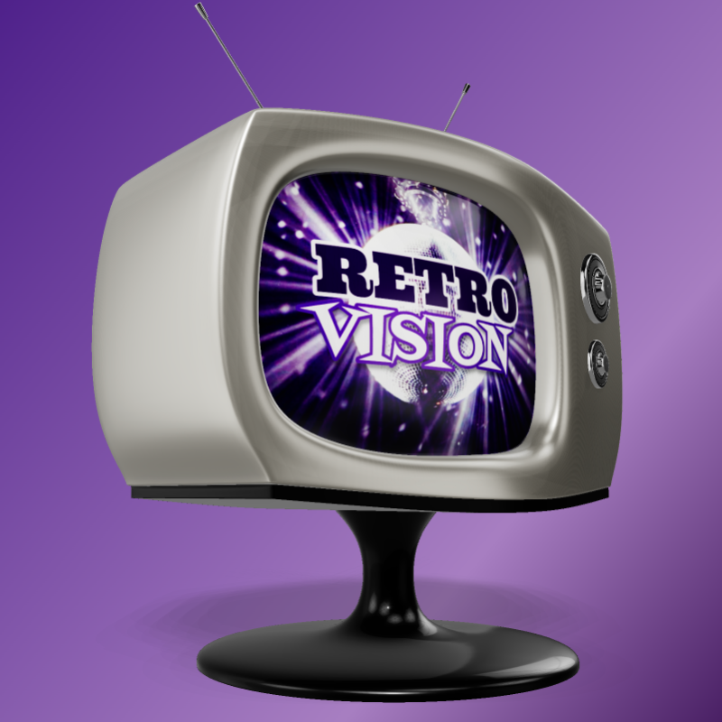 This Presentation Clipart shows a preview of 3D Vintage TV - Customizable Clipart