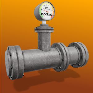 A 3D Pressure Gauge with editing tools to customize the design and make it your own.