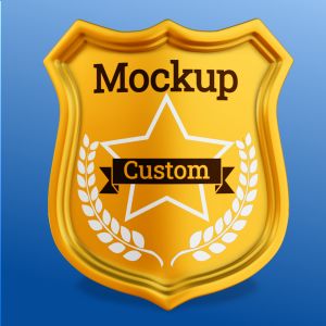 A 3D Authority Badge with editing tools to customize the design and make it your own.