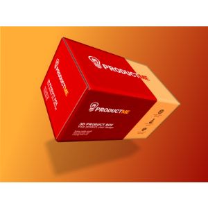 A 3D Product Box with editing tools to customize the design and make it your own.