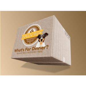 A cardboard box with editing tools to customize the design and make it your own.