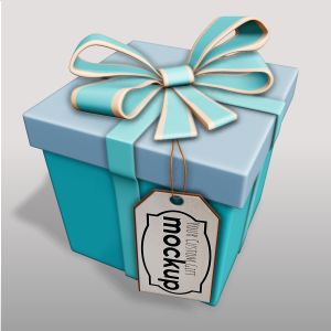 A 3D Present and Gift Tag with editing tools to customize the design and make it your own.