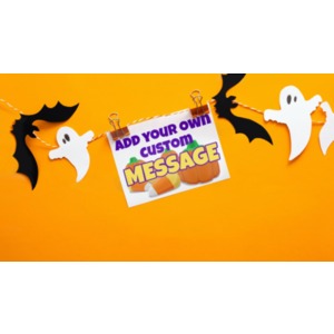 Put your own design on this custom Halloween Cutout photo.