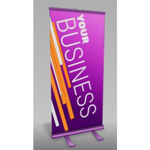 A 3D Roller Banner with editing tools to customize the design and make it your own.