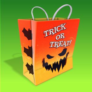 A 3D Halloween Bag with editing tools to customize the design and make it your own.