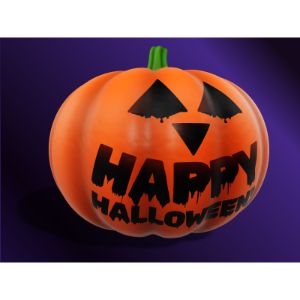 A 3D Pumpkin clipart image with editing tools to customize the design and make it your own.