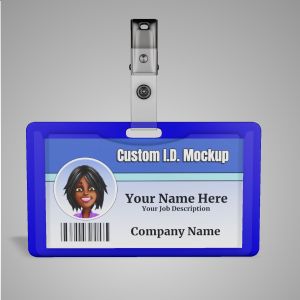 A 3D Personal ID Badge with editing tools to customize the design and make it your own.