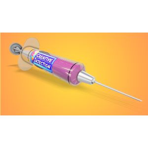 A 3D Syringe Clipart with editing tools to customize the design and make it your own.