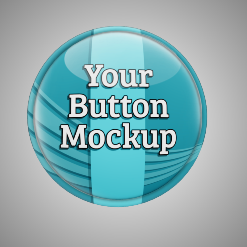 This Presentation Clipart shows a preview of 3D Custom Badge Button Clipart - Customizable Mockup