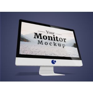 A 3D Computer Monitor with editing tools to customize the design and make it your own.