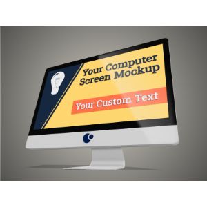 A 3D Computer Monitor with editing tools to customize the design and make it your own.