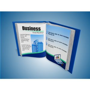 A 3D Open Book Clipart with editing tools to customize the design and make it your own.