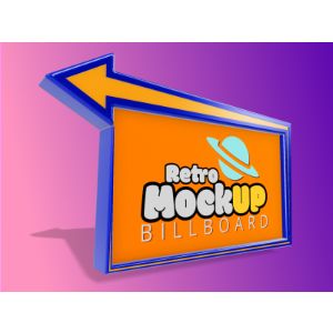 Retro Arrow Sign Clipart with editing tools to customize the design and make it your own.