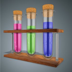 A 3D Test Tube Set.