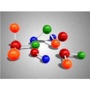 A 3D Molecule Model.