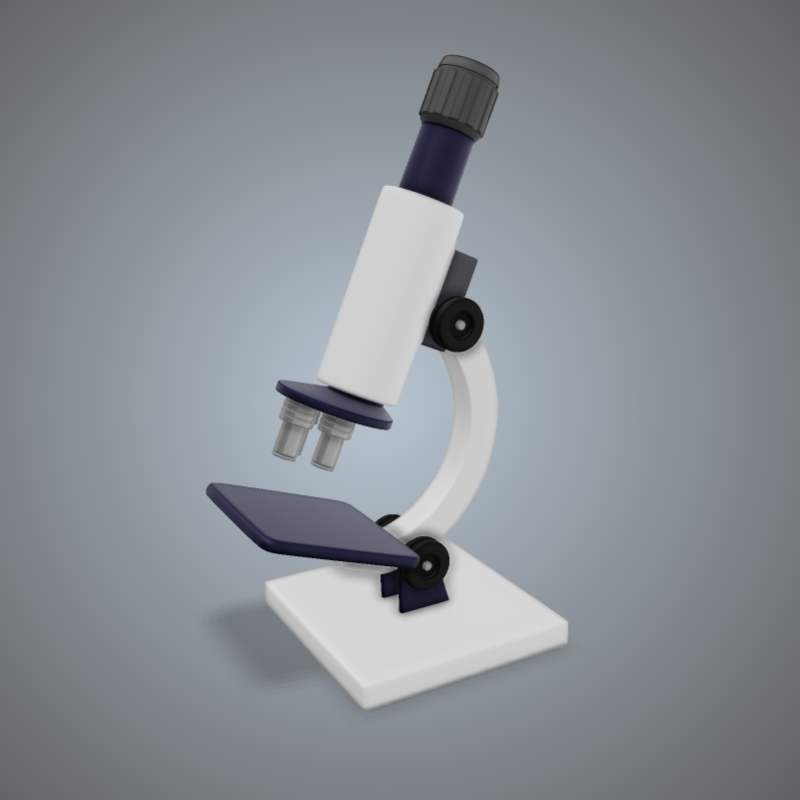 This Presentation Clipart shows a preview of 3D Microscope Clipart