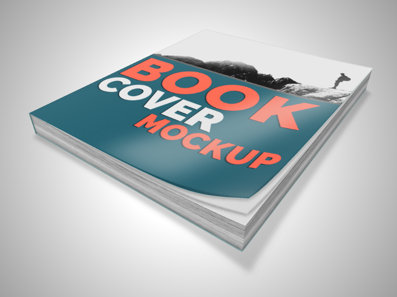 This Presentation Clipart shows a preview of 3D Paperback Book Clipart - Customizable Mockup