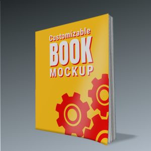 A 3D Standing Paperback Book with editing tools to customize the design and make it your own.