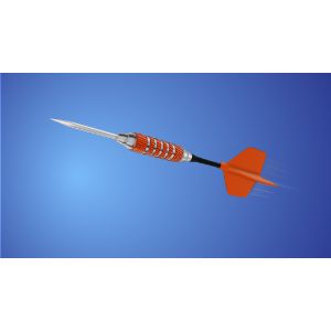 A 3D Dart In Flight with editing tools to customize the colors and make it your own.