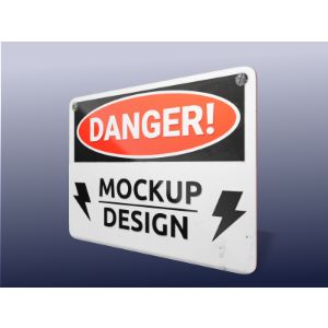 A 3D Danger Sign Clipart with editing tools to customize the design and make it your own.