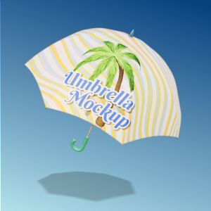 An Umbrella Clipart with editing tools to customize the design and make it your own.