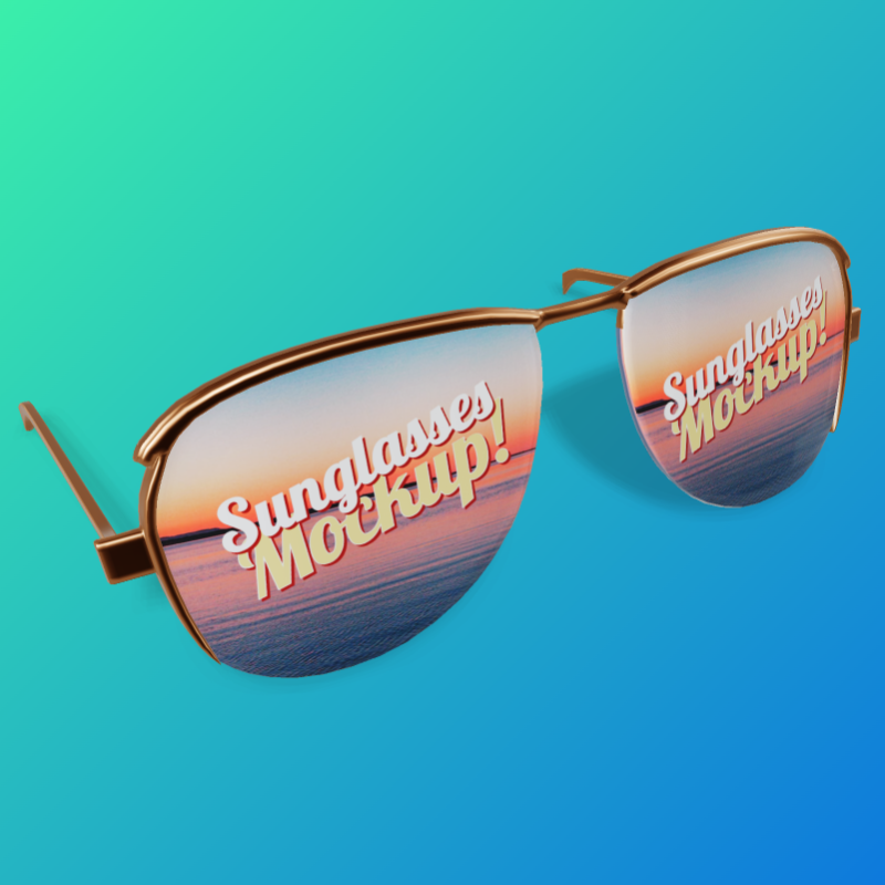 This Presentation Clipart shows a preview of Sunglasses Custom