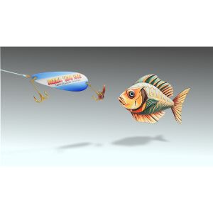 Float Fishing Bobber  Great PowerPoint ClipArt for Presentations 